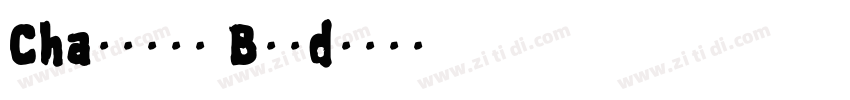 Chaloops Bold字体转换